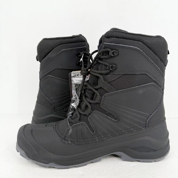 Kamik Mens Iceland Snow Boots US 12 EU 45 Black Grey Waterproof NWOB - Picture 7 of 13